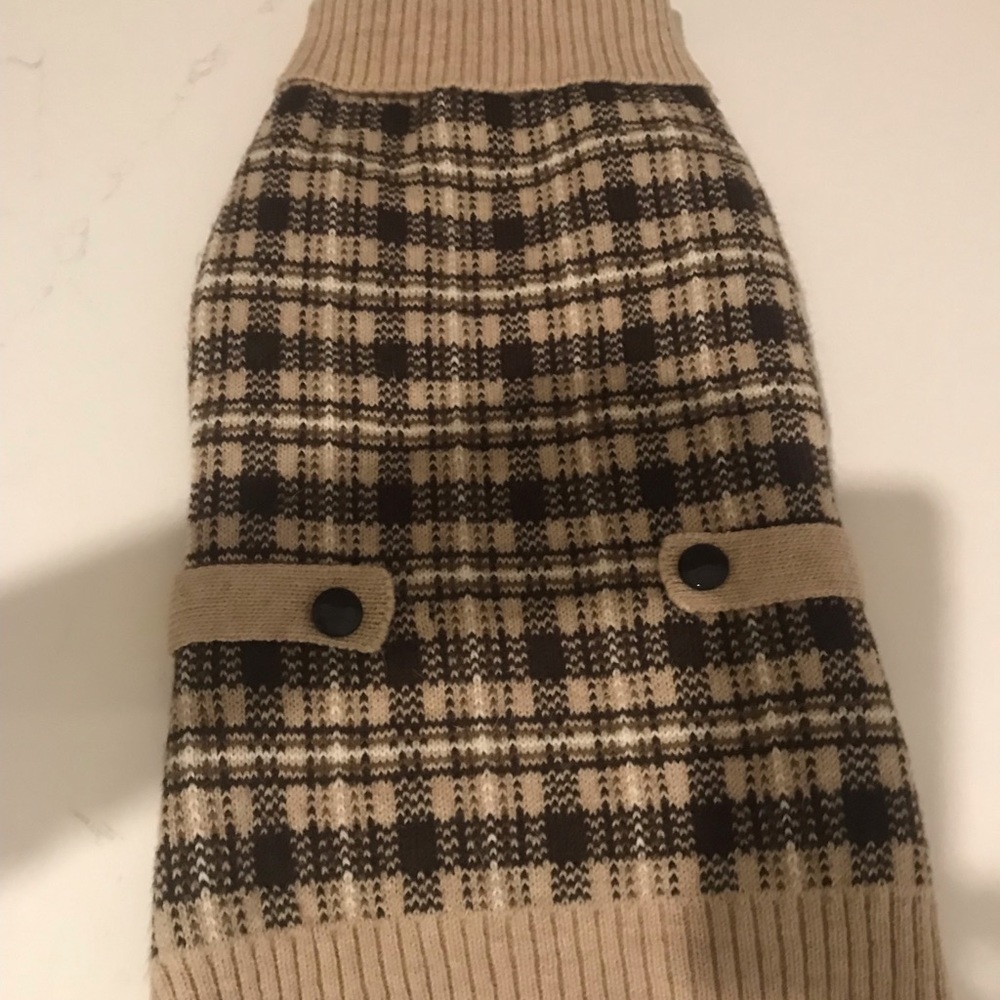 Turtleneck dog sweater